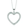 Diamond heart necklace