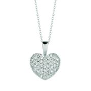 Diamond heart necklace