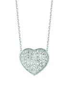 Diamond heart necklace