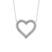 Diamond heart necklace