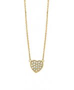 Diamond heart necklace