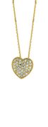 Diamond heart necklace