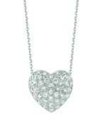 Diamond heart necklace