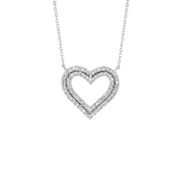 Diamond heart necklace