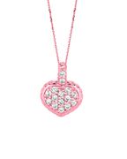 Diamond heart necklace