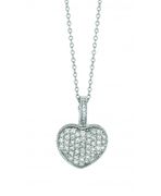 Diamond heart necklace