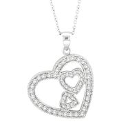 Diamond Heart Pendant Necklace
