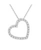 Diamond Heart Pendant Necklace