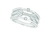 Diamond heart ring