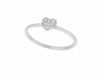 Diamond heart ring