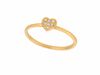 Diamond heart ring