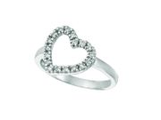 Diamond Heart Ring