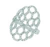Diamond honeycomb ring