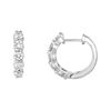 Diamond hoop earrings