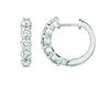 Diamond hoop earrings