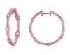 Diamond hoops earrings