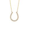 Diamond horseshoe necklace