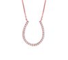 Diamond horseshoe necklace