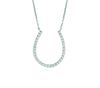 Diamond horseshoe necklace