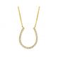 Diamond horseshoe necklace