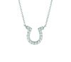 Diamond horseshoe necklace