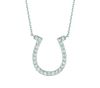 Diamond horseshoe necklace