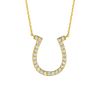 Diamond horseshoe necklace
