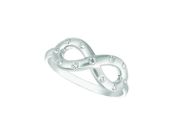 Diamond infinity ring