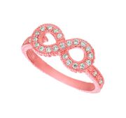 Diamond infinity ring