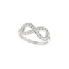 Diamond infinity ring