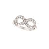 Diamond infinity ring