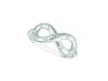Diamond infinity ring