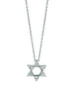 Diamond Jewish Star of David Pendant Necklace