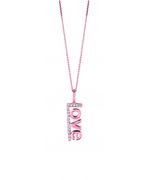 Diamond love necklace