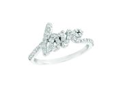 Diamond love ring