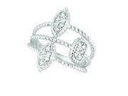 Diamond marquise & oval ring