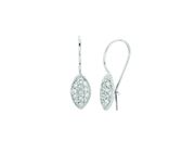 Diamond marquise shape earrings