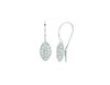 Diamond marquise shape earrings
