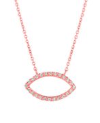 Diamond marquise shape necklace