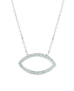 Diamond marquise shape necklace