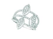 Diamond marquise shape ring