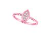 Diamond marquise shape ring