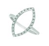 Diamond marquise shape ring