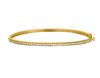 Diamond milgrain bangle