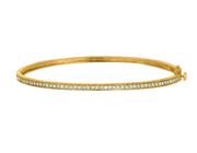Diamond milgrain bangle