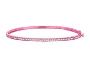 Diamond milgrain bangle
