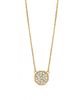 Diamond octagonal shape necklace