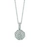 Diamond octagonal shape necklace