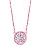 Diamond octagonal shape necklace