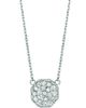 Diamond octagonal shape necklace